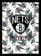 Team Logo FOIL 2021 Panini NBA Sticker #131   Brooklyn Nets