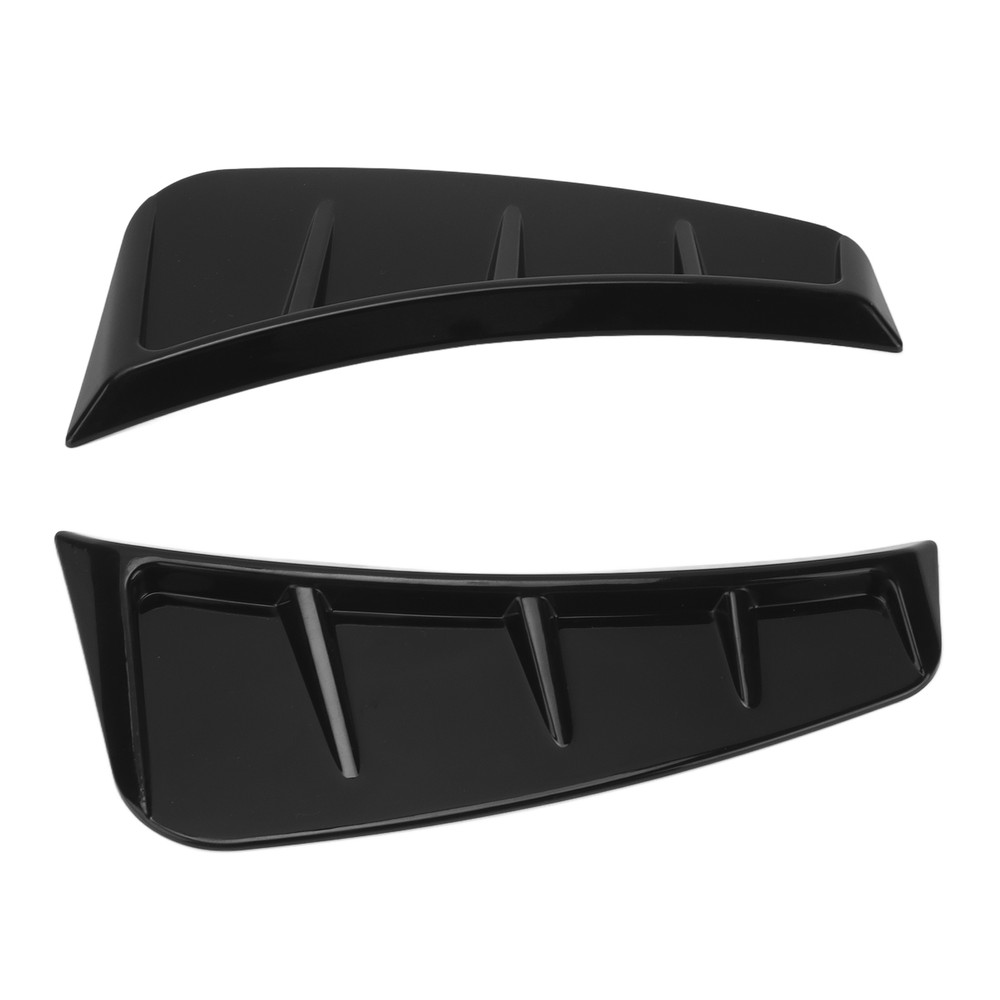 Side Marker Air Wing Vent Cover Trim ABS Glossy Black ABS Exterior Accessories