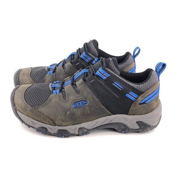 Scarpe da trekking Keen Steens Vent da uomo taglia 11 5 EUR 45 magnete in pelle Sky Diver