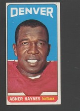 1965 Topps Football Card #53 Abner Haynes-Denver Broncos Ex Mint Card