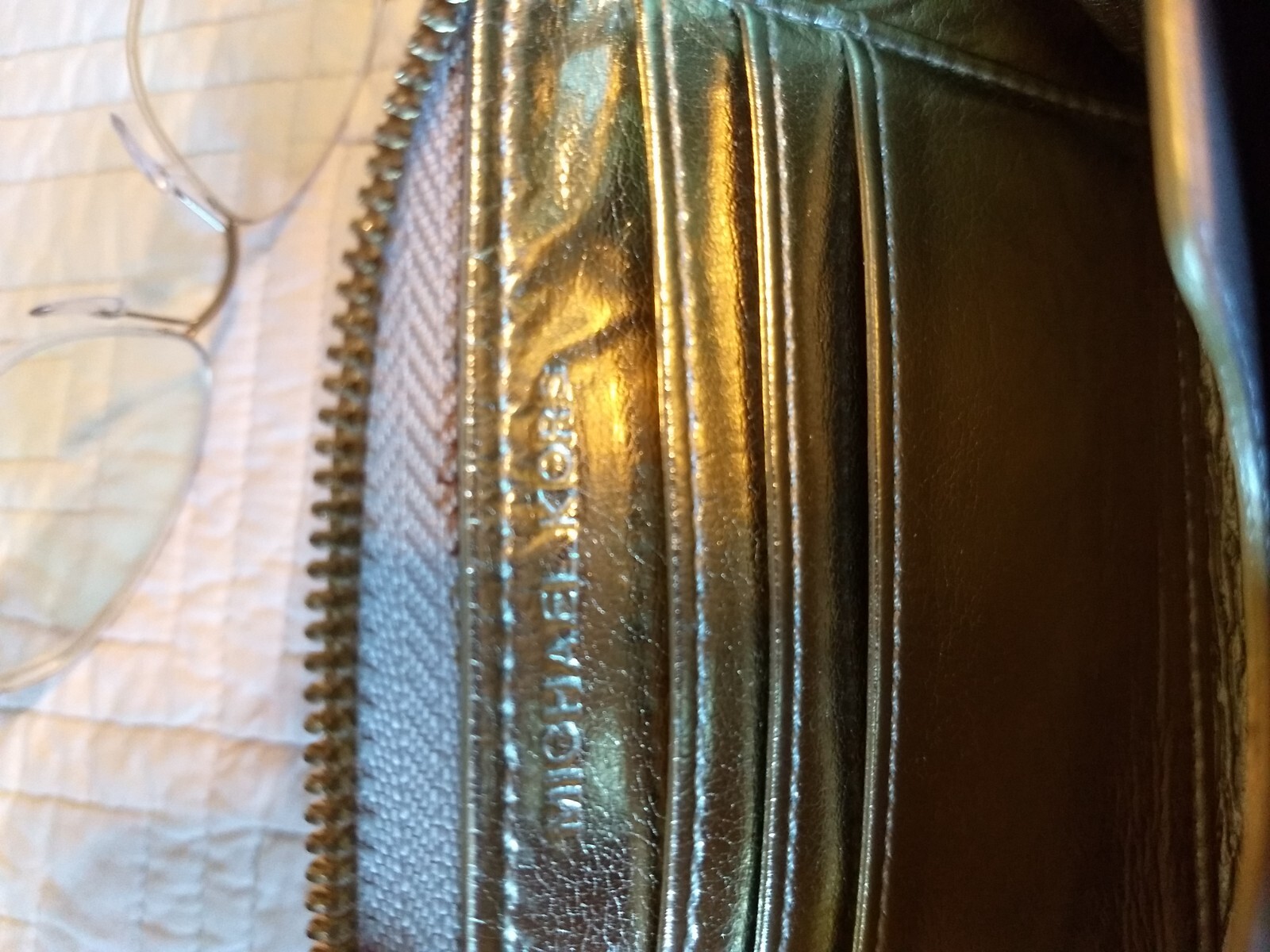 Michael Kors Bedford Continental Python Mini Wall… - image 8