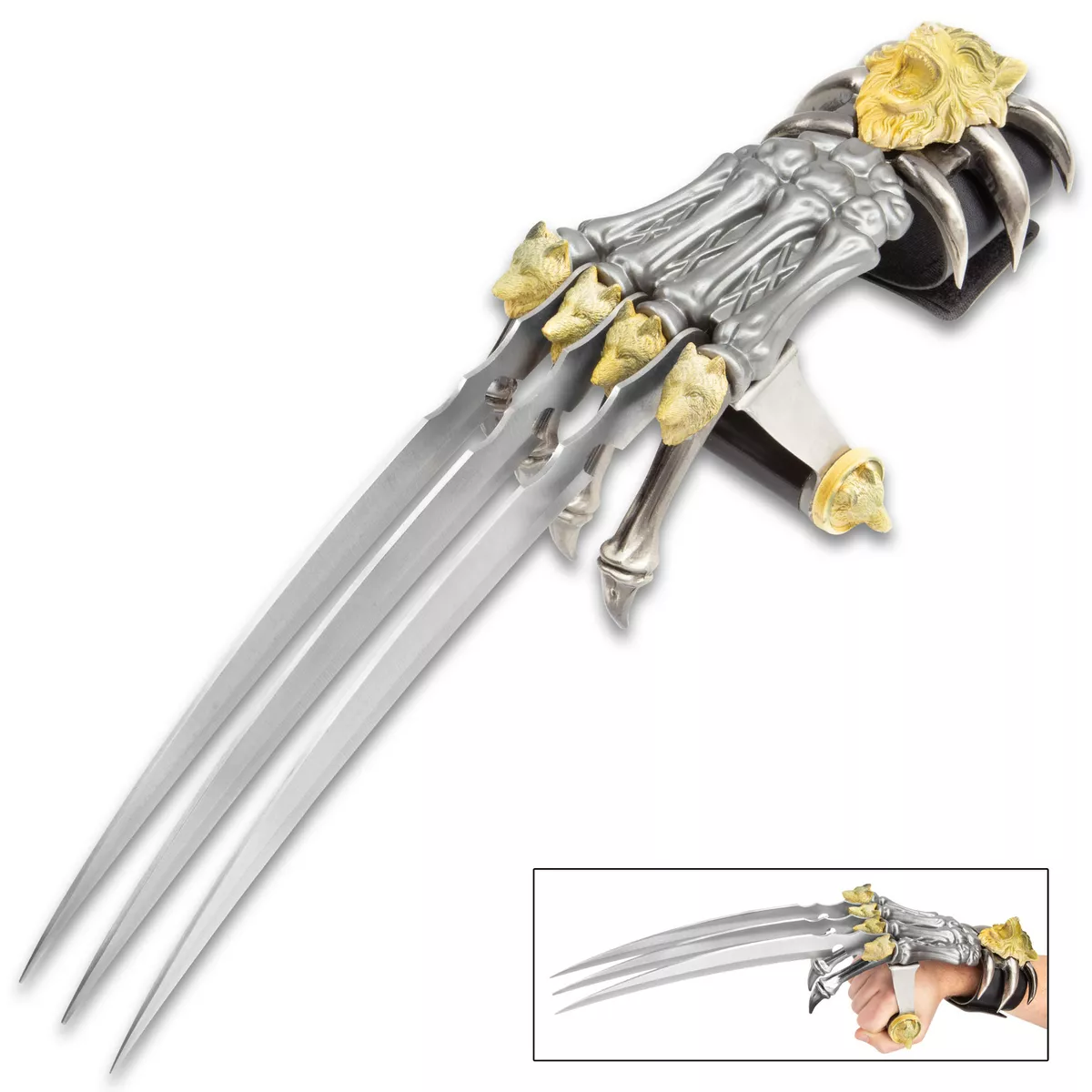 17" Claw Dagger Gauntlet Wolverine Fixed Blade Knives Claws Sharp Brand New  | eBay