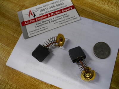 Ridgid R4090 Tile Saw Motor Brushes - 2-Piece Set - Part #080009008129