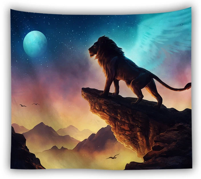Lion tapestry new arrivals
