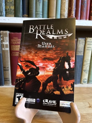 Battle Realms Big Box PC Game USER MANUAL ONLY Crave Ubisoft