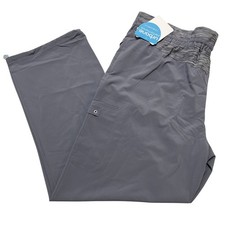 Urbane Performance Scrub Pants Women XXL Quick Cool Toggle Hem Stretch Gray 9324