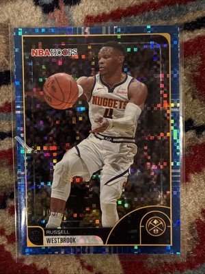 2025-2026 Topps NBA Hoops Blue Light Burst 105/149 Russell Westbrook #250