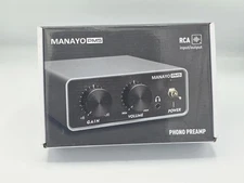 Manayo Phono Preamp, Professional Mini Preamp for Turntable/Vinyl Record Player