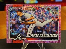 2026 Topps Series 1 Spencer Schwellenbach Future Stars Pink Holo Foil (#306) ATL