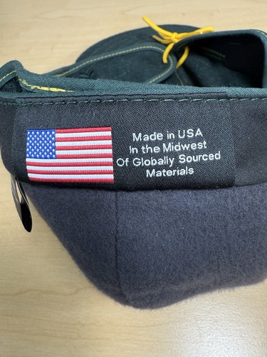 Stormy Kromer Wool Cap Size 7 3/8 Hat USA Co. Logo Green Bay Packers Colors - Picture 8 of 13