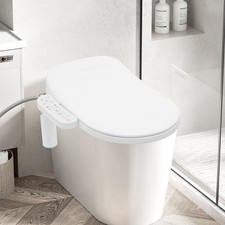 AC 220V White Intelligent Smart Electric Heated Toilet Seat With Hot Air Drying