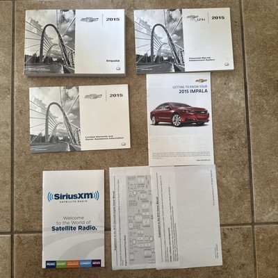 2015 Chevrolet Chevy Impala Owners Manual User Guide OEM FREE SHIPPING