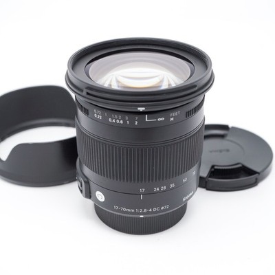Sigma 17-70mm f/2.8-4 DC Macro OS HSM Contemporary Zoomobjektiv für Nikon - Top