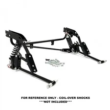 1968-1974 Chevy Nova X-Body Parallel Rear 4-Link Kit - NO SHOCKS - Fits QA1 AFCO