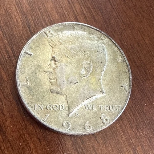 1968-D 50C Kennedy Half Dollar