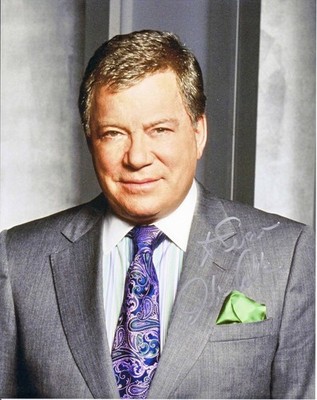 William Shatner - original signiertes Großfoto - ''STAR TRECK - ENTERPRICE''