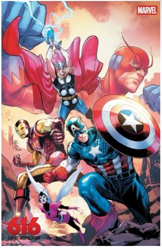 AVENGERS #25 CHECCHETTO MARVEL 616 DAY VIRGIN PROMO VARIANT 2025 THOR RARE