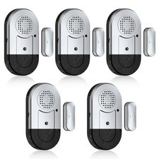 Door Window Alarms - 5 Pack,125dB,Volume Control,Window Door Open Alarm Senso...
