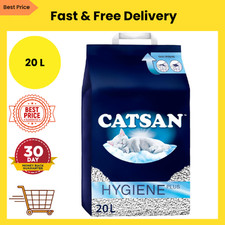 CATSAN - Hygiene plus Non-Clumping Adult Cat Litter - 20L - NEXT DAY DELIVERY