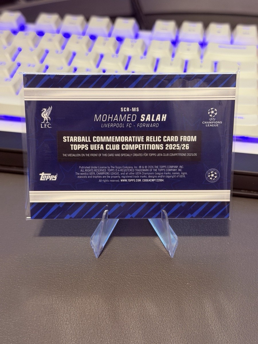 Topps UCC Flagship 2025-26 Mohamed Salah Starball Commemorative
