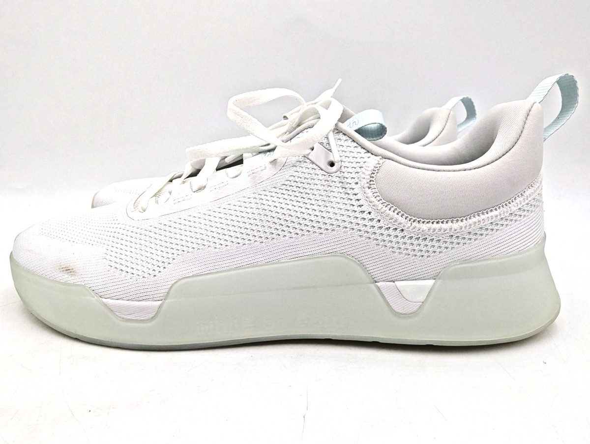 While On Earth Move Trainer Shoes - White on White - Men's Size 12  CrossFit View 4