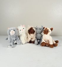 Ganz Webkinz Cat Plush Lot Persian Siamese Himalayan Charcoal Silver 5 No Code