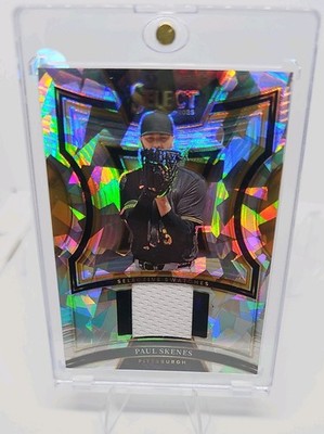 Paul Skenes 2025 Panini Select - Selective Swatches #SS-PS Cracked Ice Prizm 