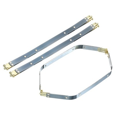 3Pcs Metal Internal Flex Frames 11.81'' x 0.55'' Flex Frame Kiss Lock Clasp
