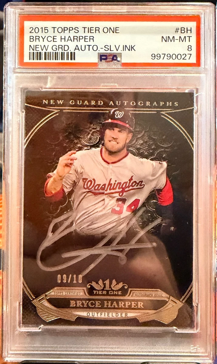 Bryce Harper Baseball Sports Trading Card Singles Autographed for 