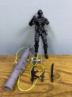 2009 Hasbro GI Joe Rise Of Cobra Snake Eyes Rescue Mission Figure Loose 3.75”
