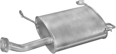Endschalldämpfer 15.235 POLMO für NISSAN PRIMERA Hatchback PRIMERA