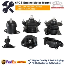 6X Engine Motor & Transmission Mount for 2003-2007 Honda Accord 3.0L V6 Auto NEW