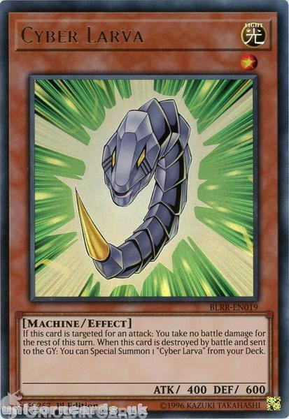BLRR-EN019 Cyber Larva Ultra Rare 1st Edition Mint YuGiOh Card