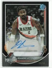 2025-26 Bowman Deandre Ayton #BCA-DA Black Refractor Auto /10