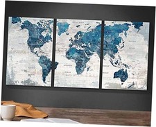 Canvas Wall Art Bedroom Wall Decor Blue Pictures for Living Room Office