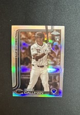2025 Topps Chrome Update Series - Tyler Callihan #USC156 Sepia Refractor (RC)