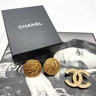 Orecchini/strass Chanel Coco Mark Mulino a vento 2585 174 spille lotto di 2 IJE090323