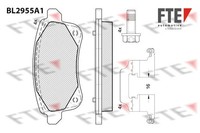 Fte Bremsbelagsatz Scheibenbremse 9011198 FüR Renault Megane 4 K9A B9A Talisman