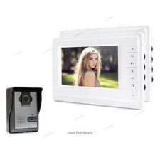 7" Wired Video Security Door Phone Electric Lock Supported for Home Security