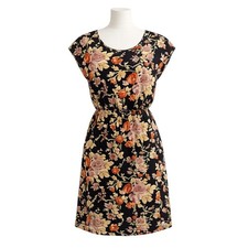 Speed Control Floral Boho Mini Dress Black - Size XL