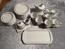 Kaffeeservice für 12 Personen Mit Silberrand  Bavaria Schumann Arzberg