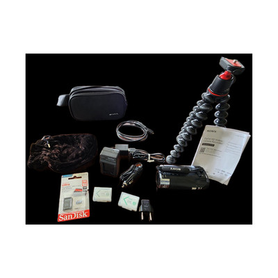 Sony Handycam HDR-CX405 HD Camcorder 60xx Zoom with lots of Accessories