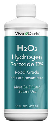 Hydrogen Peroxide 12 Percent Aqueous Solution - Food Grade, 16 Fl Oz