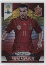 2014 Panini Prizm World Cup Yellow & Red Pulsar Prizm Pedro Rodriguez #179 12b5