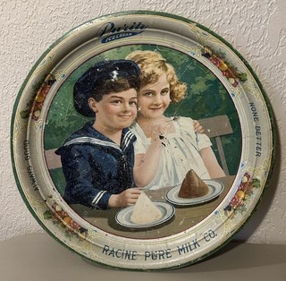 Purity Ice Cream Tray. Racine Pure Milk Company