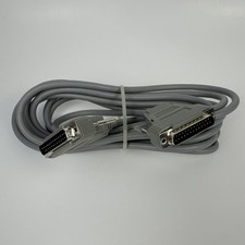 15' DB25 25Pin Male to Male Cable 28AWG Serial RS-232 Printer Switch Box Scanner