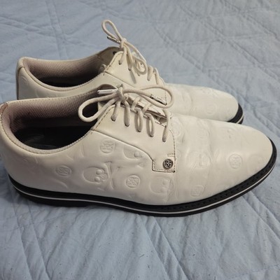 G/FORE GALLIVANTER DEBOSSED SKULL GOLF SHOE G4MS20EF22 Mens Size 10 black bottom