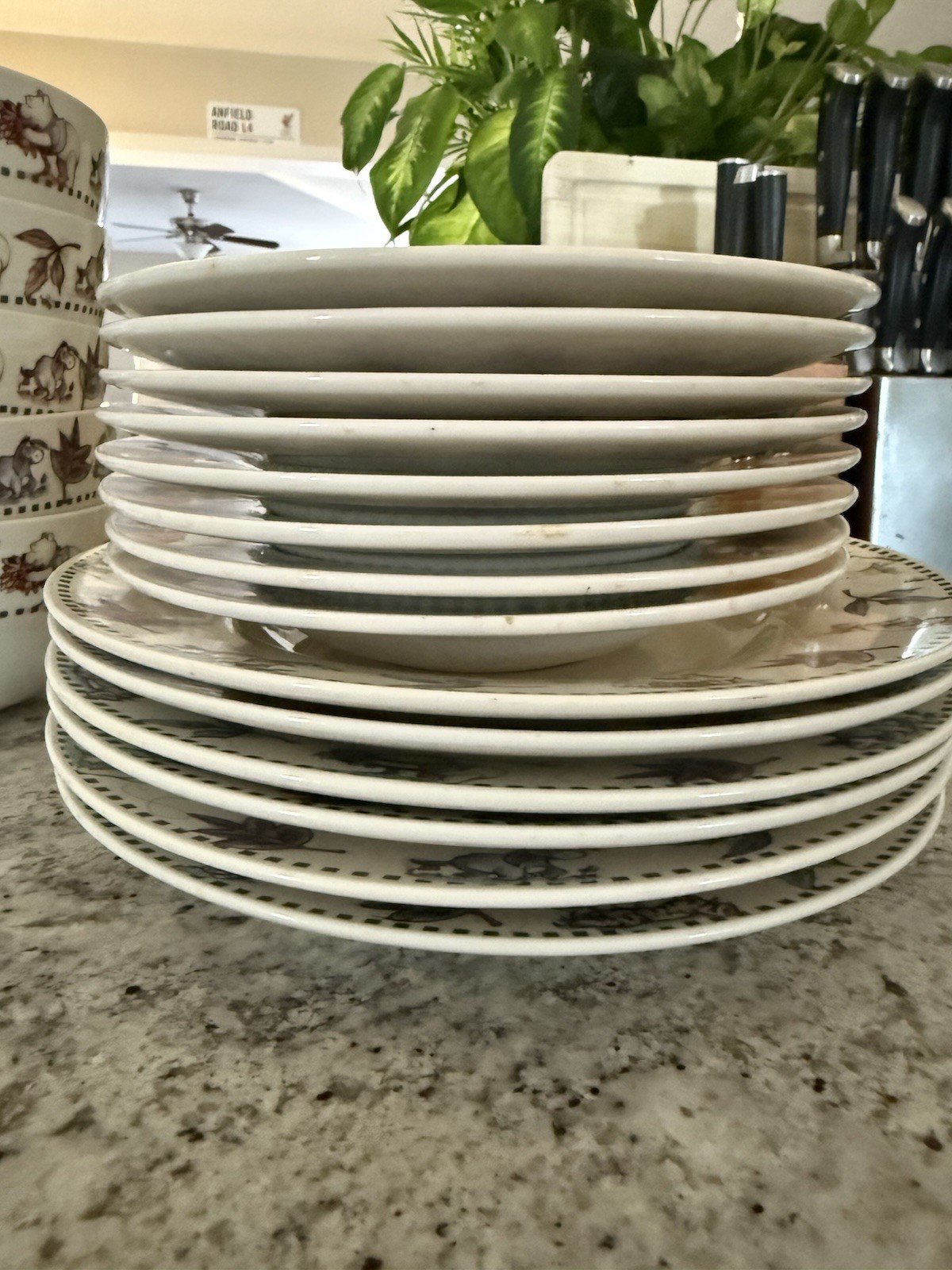 Disney Winnie the Pooh Set – Leaf & Animal Rim – 21-Piece Vintage Collection!