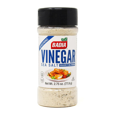 Badia Vinegar Sea Salt Seasoning 2.75 Oz  bottle