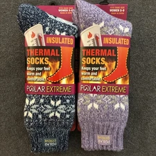 2 Pr. Thick Women’s Thermal Socks ONLY $9.95! (5-9 Shoe) NO MORE COLD FEET!